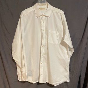 Michael Kors Men's Cotton Dress Shirt in white